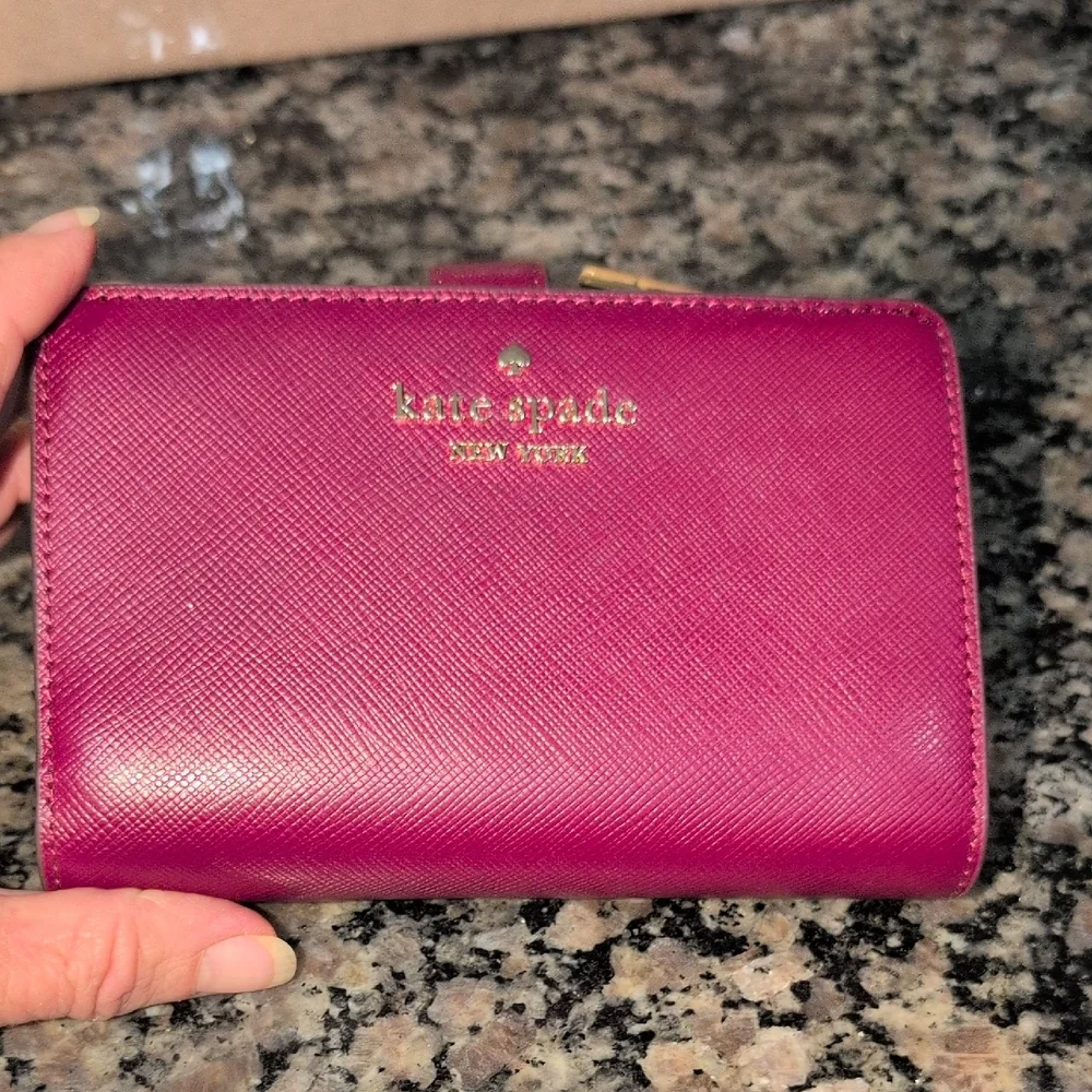 Kate Spade Burgandy Wallet